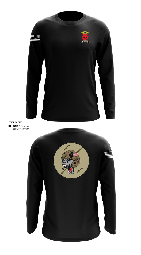 Long Sleeve Performance Shirt, Aco 1-111th secfor1-111 MTR renew, National Guard, Teamtime, Team time, sublimation, custom sports apparel, team uniforms, spirit wear, spiritwear, sports uniforms, custom shirts, team store, custom team store, fundraiser sports, apparel fundraiser