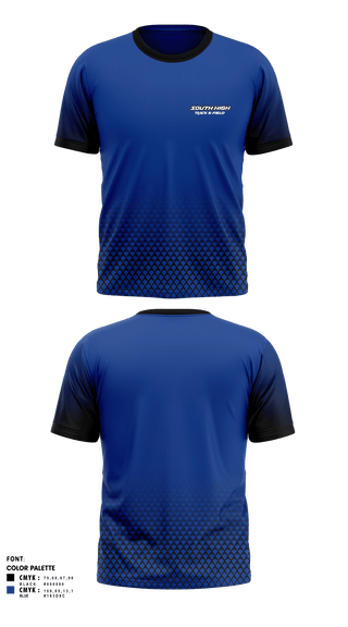 Short Sleeve Performance Shirt, south high, Track & Field, Teamtime, Team time, sublimation, custom sports apparel, team uniforms, spirit wear, spiritwear, sports uniforms, custom shirts, team store, custom team store, fundraiser sports, apparel fundraiser