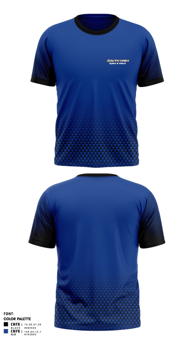 south high 68895450 Short Sleeve Performance Shirt - 1