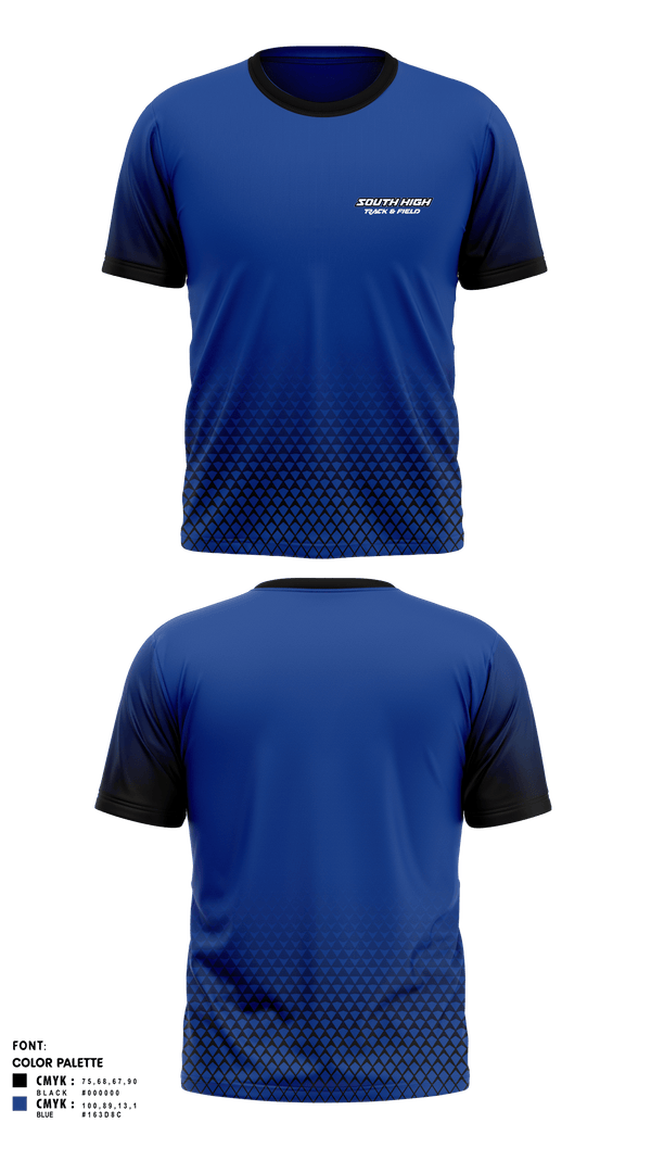 Short Sleeve Performance Shirt, south high, Track & Field, Teamtime, Team time, sublimation, custom sports apparel, team uniforms, spirit wear, spiritwear, sports uniforms, custom shirts, team store, custom team store, fundraiser sports, apparel fundraiser