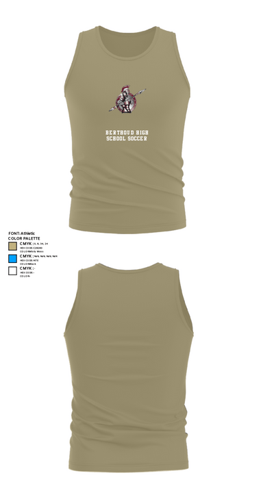 Berthoud High School Soccer 45184902 Tank Top - 39