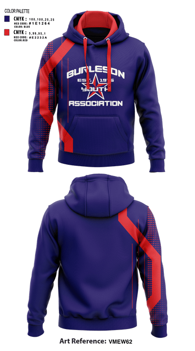 Burleson Youth Association, Inc. 53161479 Hoodie - 1