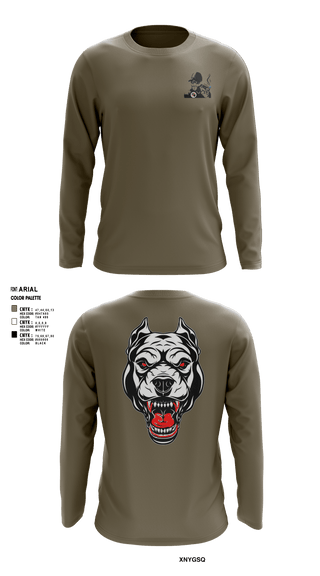 Long Sleeve Performance Shirt, Oscar Golf Charlie Tango, Army, Teamtime, Team time, sublimation, custom sports apparel, team uniforms, spirit wear, spiritwear, sports uniforms, custom shirts, team store, custom team store, fundraiser sports, apparel fundraiser