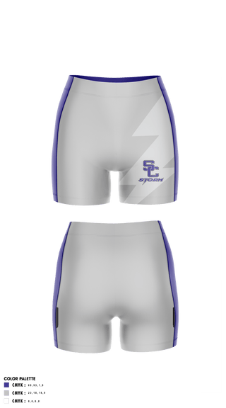 Women's Shorts, Stuart W Cramer High School Volleyball, Women's Volleyball, Teamtime, Team time, sublimation, custom sports apparel, team uniforms, spirit wear, spiritwear, sports uniforms, custom shirts, team store, custom team store, fundraiser sports, apparel fundraiser