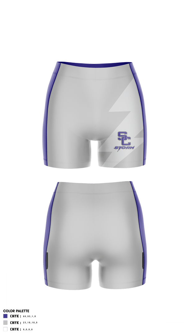 Women's Shorts, Stuart W Cramer High School Volleyball, Women's Volleyball, Teamtime, Team time, sublimation, custom sports apparel, team uniforms, spirit wear, spiritwear, sports uniforms, custom shirts, team store, custom team store, fundraiser sports, apparel fundraiser