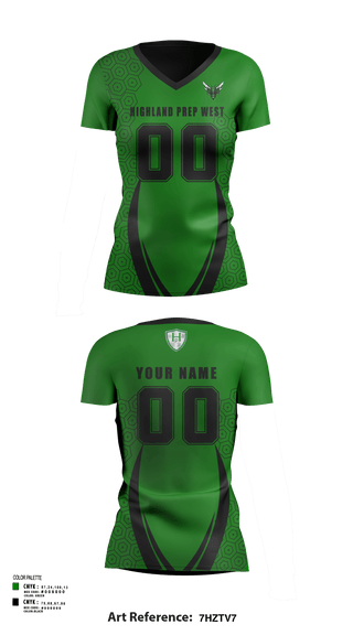 Women's Short Sleeve Vneck Shirt, Highland Prep West Volleyball, Women's Volleyball, Teamtime, Team time, sublimation, custom sports apparel, team uniforms, spirit wear, spiritwear, sports uniforms, custom shirts, team store, custom team store, fundraiser sports, apparel fundraiser