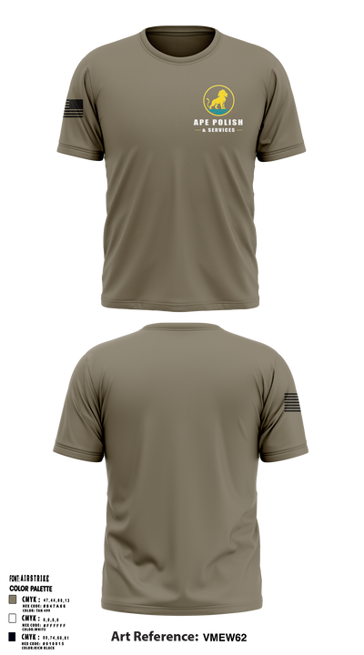 Ape Polish-Service 19448137 Old School Cotton Feel Shirt - 1