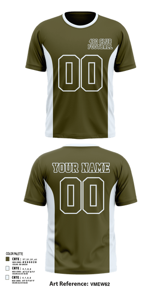 Short Sleeve Performance Shirt, 480 club, Football, Teamtime, Team time, sublimation, custom sports apparel, team uniforms, spirit wear, spiritwear, sports uniforms, custom shirts, team store, custom team store, fundraiser sports, apparel fundraiser