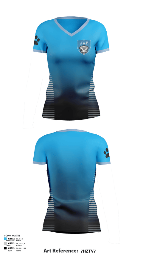 Women's Short Sleeve Vneck Shirt, Bulldogs, Women's Basketball, Teamtime, Team time, sublimation, custom sports apparel, team uniforms, spirit wear, spiritwear, sports uniforms, custom shirts, team store, custom team store, fundraiser sports, apparel fundraiser