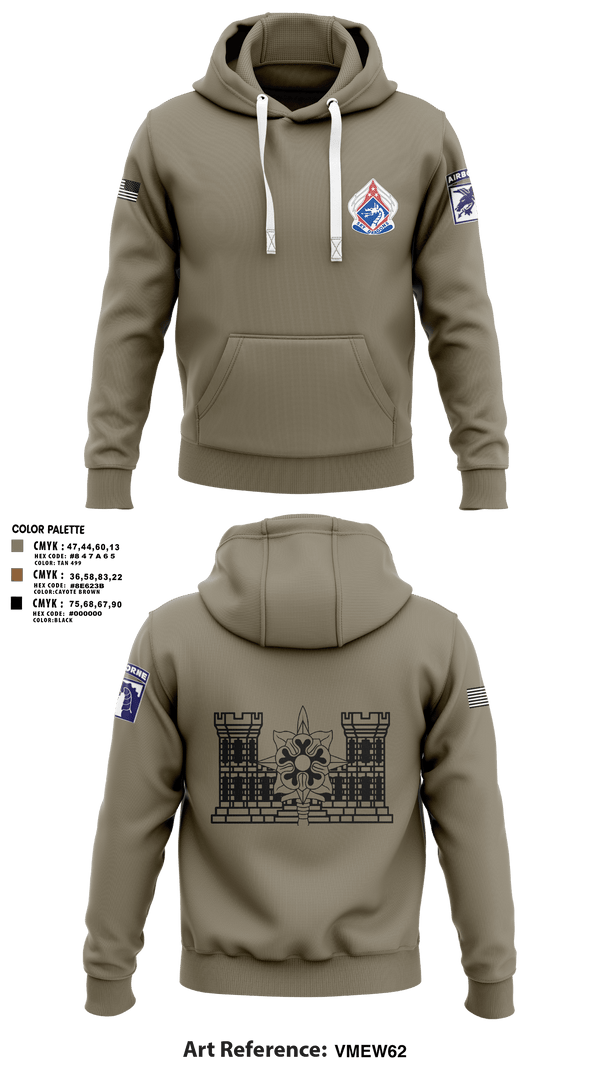 Hoodie, XVIII ABN G2, Army, Teamtime, Team time, sublimation, custom sports apparel, team uniforms, spirit wear, spiritwear, sports uniforms, custom shirts, team store, custom team store, fundraiser sports, apparel fundraiser