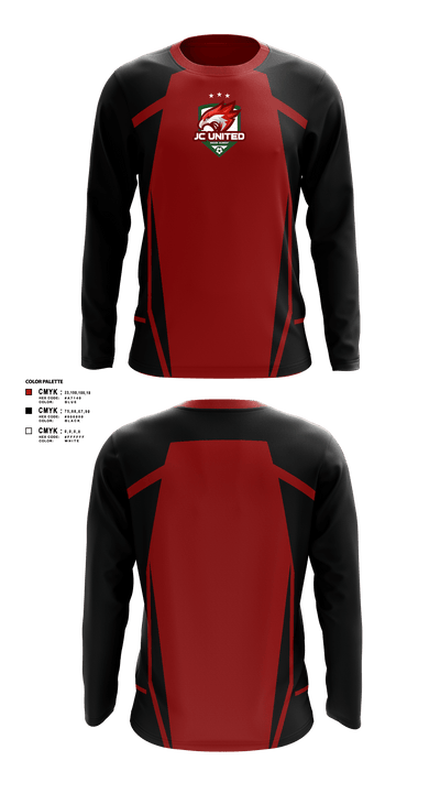 JC United 73848646 Long Sleeve Performance Shirt - 1