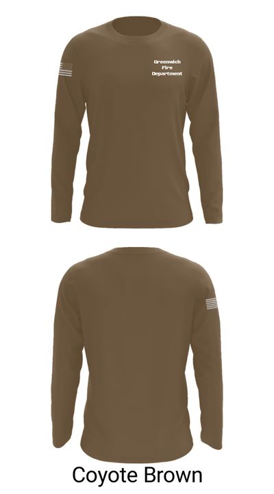 Greenwich Fire Department 44525559 Long Sleeve Performance Shirt - 6