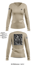 The Tac Shack 41305083 Women's Long Sleeve V-neck Shirt - 3