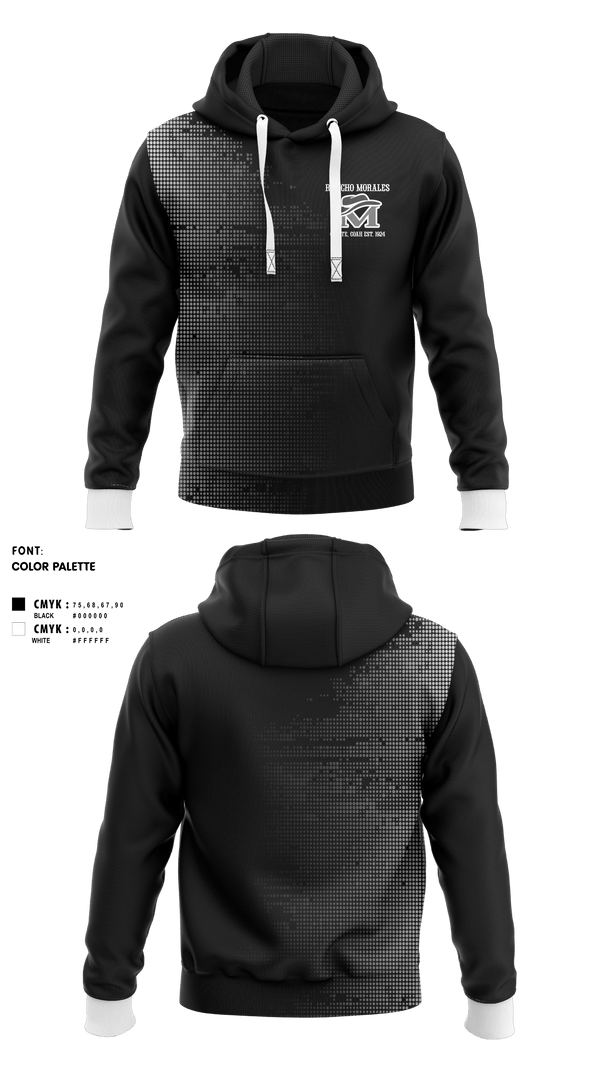 Hoodie, Rancho Morales, , Teamtime, Team time, sublimation, custom sports apparel, team uniforms, spirit wear, spiritwear, sports uniforms, custom shirts, team store, custom team store, fundraiser sports, apparel fundraiser
