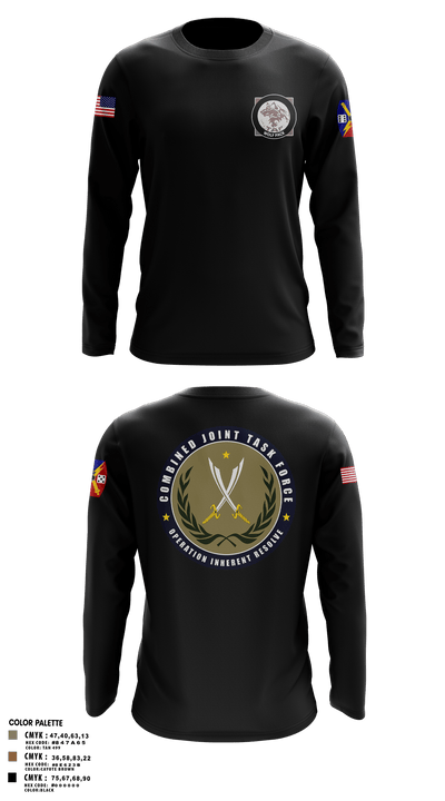 65th FAB 31193248 Long Sleeve Performance Polo - 3