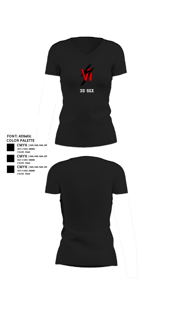 Women's Short Sleeve Vneck Shirt, 3d SGX, Marines, Teamtime, Team time, sublimation, custom sports apparel, team uniforms, spirit wear, spiritwear, sports uniforms, custom shirts, team store, custom team store, fundraiser sports, apparel fundraiser