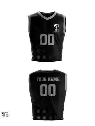 Mens Basketball Jersey, Life Academy Royals, Men's Basketball, Teamtime, Team time, sublimation, custom sports apparel, team uniforms, spirit wear, spiritwear, sports uniforms, custom shirts, team store, custom team store, fundraiser sports, apparel fundraiser