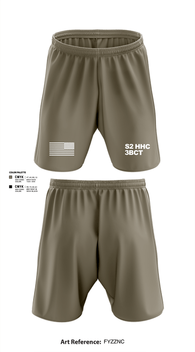 S2 HHC 3BCT 15041774 Athletic Shorts With Pockets - 3
