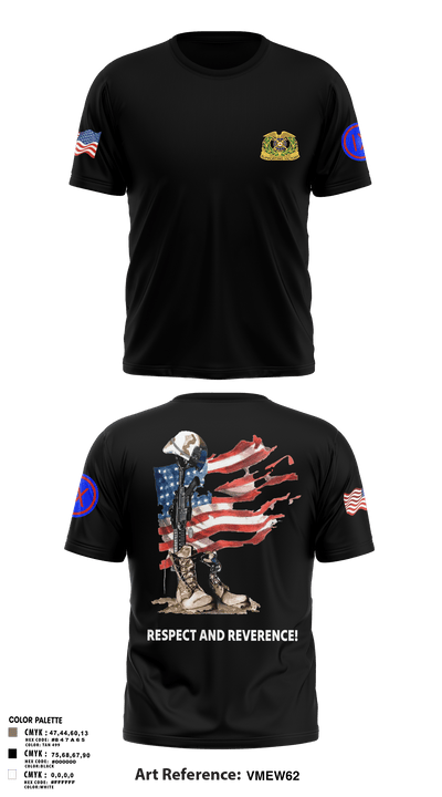 962D QUARTERMASTER COMPANY (MORTUARY AFFAIRS) 48662806 Short Sleeve Performance Shirt - 6
