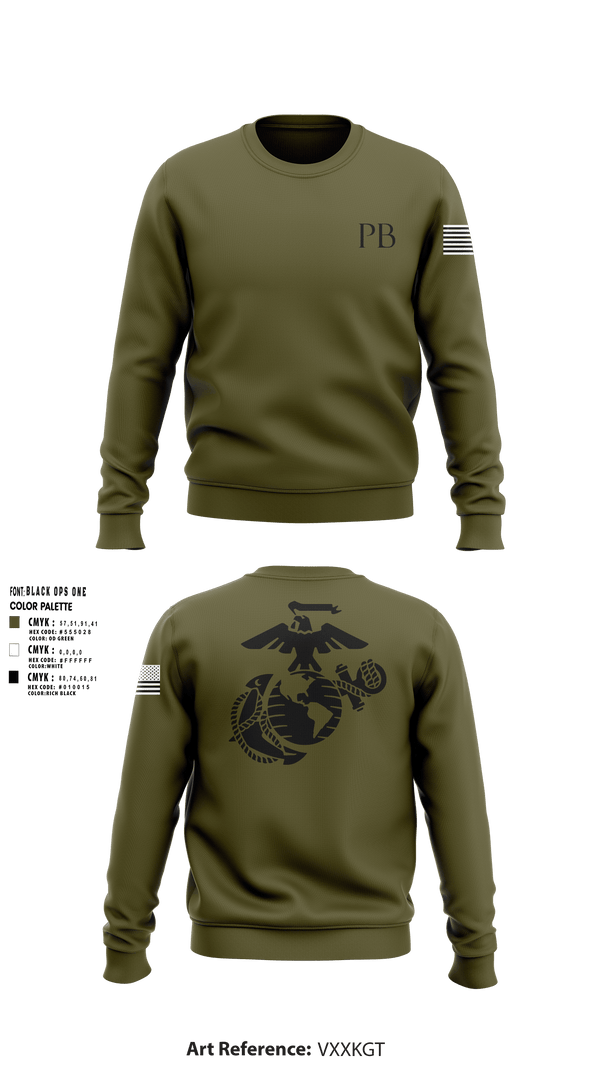 Crew Neck Sweatshirt, 1/8, Marines, Teamtime, Team time, sublimation, custom sports apparel, team uniforms, spirit wear, spiritwear, sports uniforms, custom shirts, team store, custom team store, fundraiser sports, apparel fundraiser
