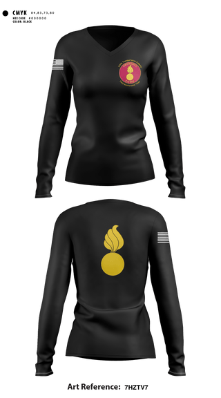 Women's Long Sleeve Vneck Shirt, 129th Heavy Transport Company129 TC CO, Army, Teamtime, Team time, sublimation, custom sports apparel, team uniforms, spirit wear, spiritwear, sports uniforms, custom shirts, team store, custom team store, fundraiser sports, apparel fundraiser