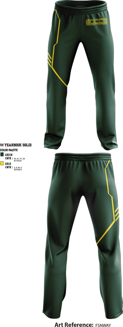 New Milford Bulls Football And Cheerleading 19489077 Softball Pants - 5