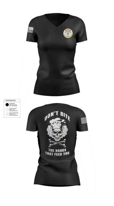 NMRTC 29 PALMS 57837234 Women's Short Sleeve V-neck Shirt - 4