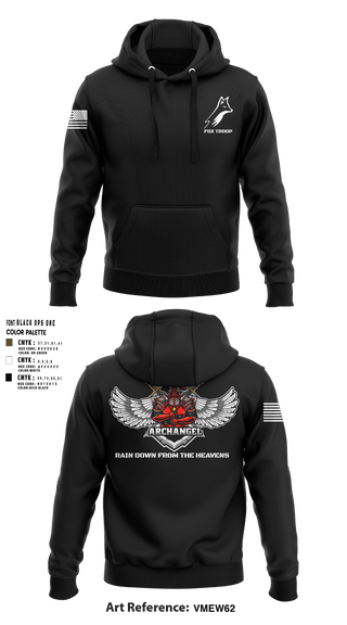 Hoodie, Fox troop, Army, Teamtime, Team time, sublimation, custom sports apparel, team uniforms, spirit wear, spiritwear, sports uniforms, custom shirts, team store, custom team store, fundraiser sports, apparel fundraiser