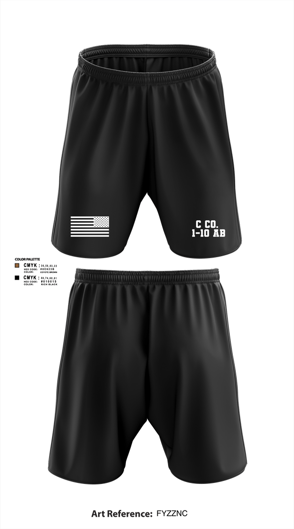 Athletic Shorts With Pockets, C Co. 1-10 AB, , Teamtime, Team time, sublimation, custom sports apparel, team uniforms, spirit wear, spiritwear, sports uniforms, custom shirts, team store, custom team store, fundraiser sports, apparel fundraiser