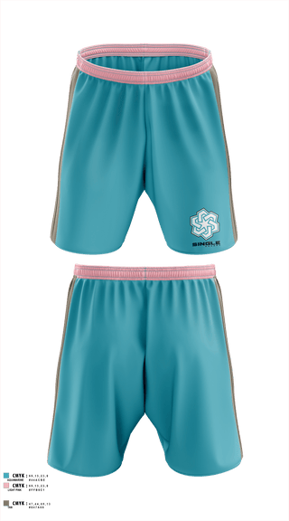 Athletic Shorts With Pockets, Single Boards.co, E-Sports, Teamtime, Team time, sublimation, custom sports apparel, team uniforms, spirit wear, spiritwear, sports uniforms, custom shirts, team store, custom team store, fundraiser sports, apparel fundraiser