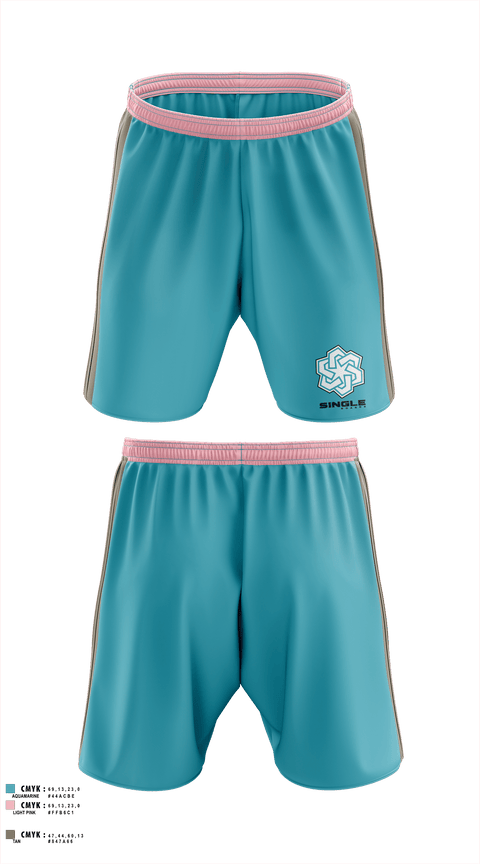 Athletic Shorts With Pockets, Single Boards.co, E-Sports, Teamtime, Team time, sublimation, custom sports apparel, team uniforms, spirit wear, spiritwear, sports uniforms, custom shirts, team store, custom team store, fundraiser sports, apparel fundraiser