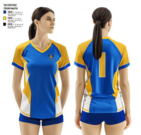 Women's Short Sleeve Vneck Shirt, Cuba High School Volleyball, Women's Volleyball, Teamtime, Team time, sublimation, custom sports apparel, team uniforms, spirit wear, spiritwear, sports uniforms, custom shirts, team store, custom team store, fundraiser sports, apparel fundraiser