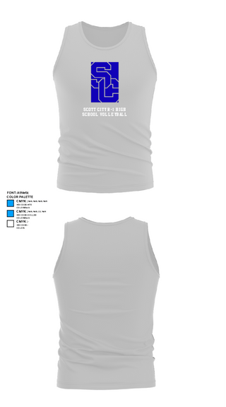 Tank Top, Scott City R-1 High School Volleyball, Women's Volleyball, Teamtime, Team time, sublimation, custom sports apparel, team uniforms, spirit wear, spiritwear, sports uniforms, custom shirts, team store, custom team store, fundraiser sports, apparel fundraiser