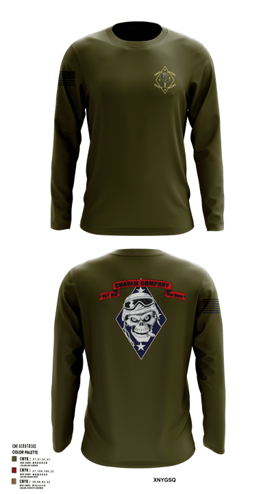 1st Batallion 4th Marines 58701376 Long Sleeve Performance Shirt - 1