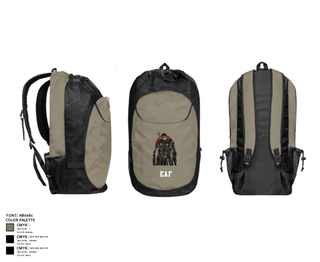 Gear Bag, EAF, Marines, Teamtime, Team time, sublimation, custom sports apparel, team uniforms, spirit wear, spiritwear, sports uniforms, custom shirts, team store, custom team store, fundraiser sports, apparel fundraiser