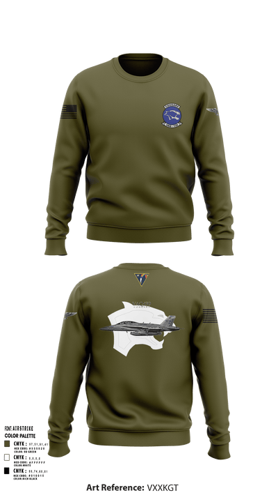 VAQ-139 Cougars 17202131 Crew Neck Sweatshirt - 1