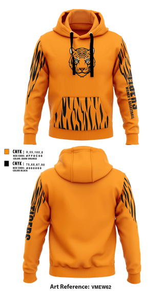 Hoodie, Tigers, Women's Basketball, Teamtime, Team time, sublimation, custom sports apparel, team uniforms, spirit wear, spiritwear, sports uniforms, custom shirts, team store, custom team store, fundraiser sports, apparel fundraiser