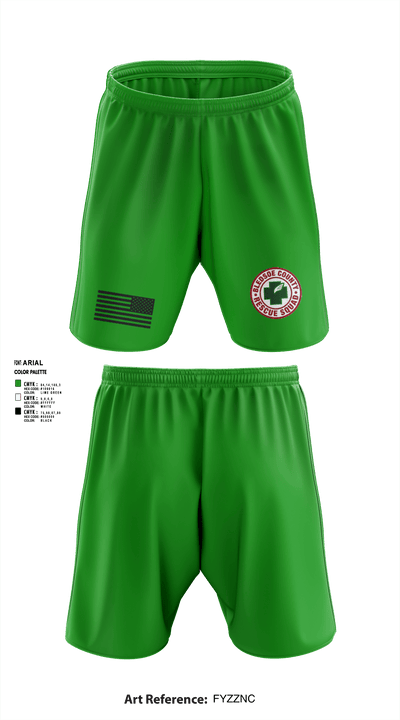Bledsoe County Rescue Squad 83913637 Athletic Shorts With Pockets - 1