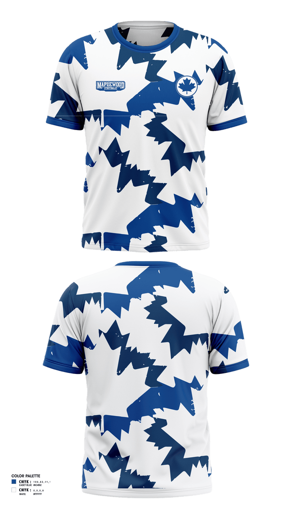 Short Sleeve Performance Shirt, Maplewood Football, Football, Teamtime, Team time, sublimation, custom sports apparel, team uniforms, spirit wear, spiritwear, sports uniforms, custom shirts, team store, custom team store, fundraiser sports, apparel fundraiser