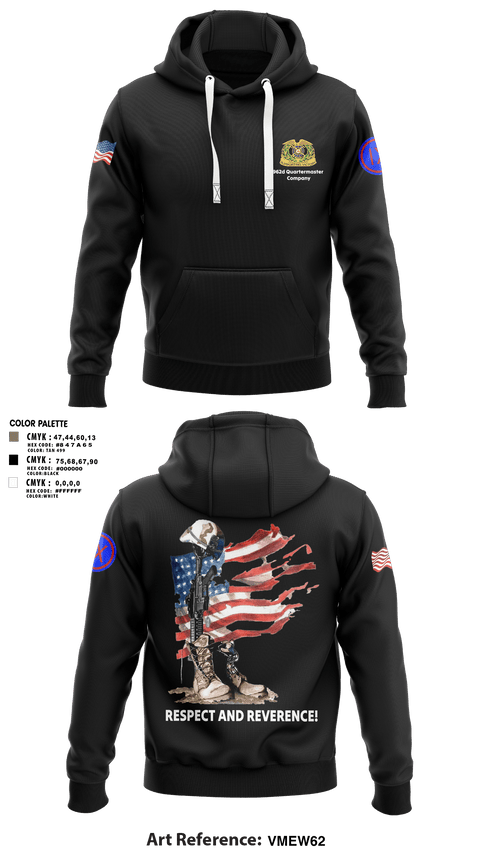 Hoodie, 962D QUARTERMASTER COMPANY (MORTUARY AFFAIRS), Army, Teamtime, Team time, sublimation, custom sports apparel, team uniforms, spirit wear, spiritwear, sports uniforms, custom shirts, team store, custom team store, fundraiser sports, apparel fundraiser