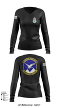 233 SFS 13548797 Women's Long Sleeve V-neck Shirt - 102