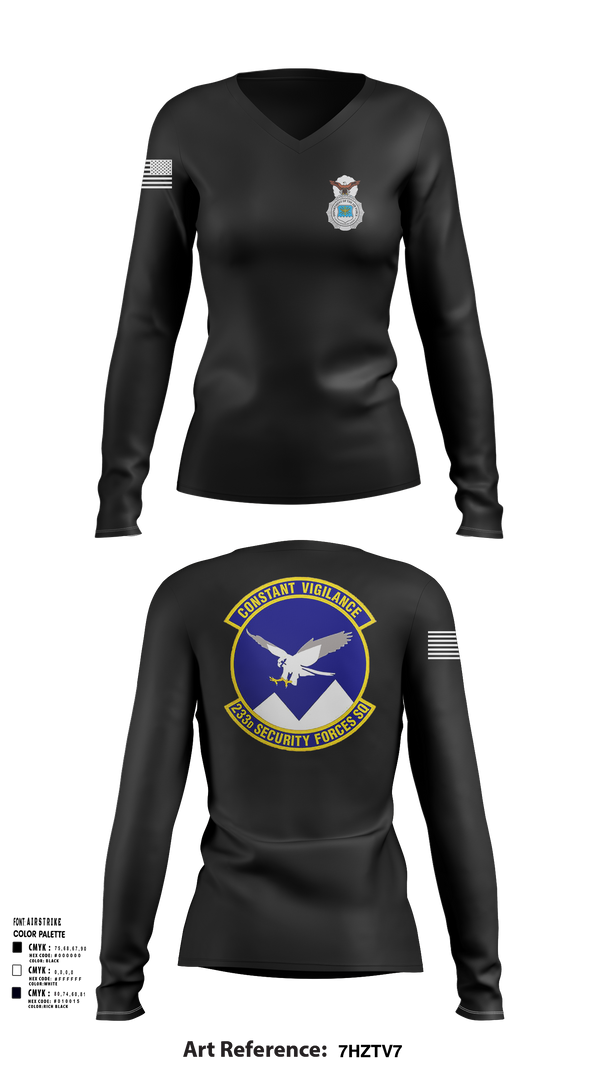 Women's Long Sleeve Vneck Shirt, 233 SFS, , Teamtime, Team time, sublimation, custom sports apparel, team uniforms, spirit wear, spiritwear, sports uniforms, custom shirts, team store, custom team store, fundraiser sports, apparel fundraiser