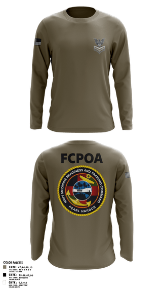 Long Sleeve Performance Shirt, NMRTC-PH FCPOA, Navy, Teamtime, Team time, sublimation, custom sports apparel, team uniforms, spirit wear, spiritwear, sports uniforms, custom shirts, team store, custom team store, fundraiser sports, apparel fundraiser