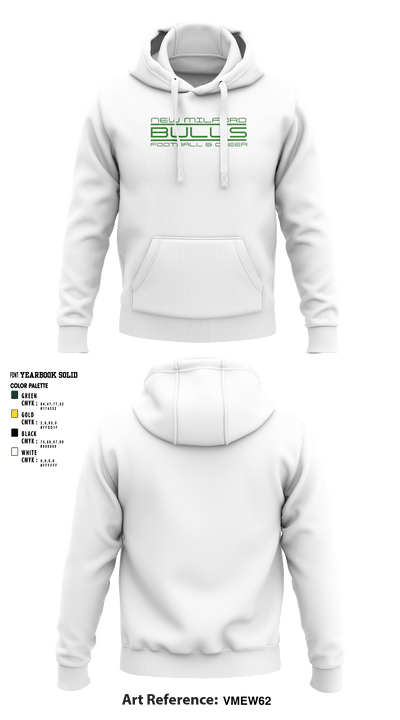 New Milford Bulls Football And Cheerleading 19489077 Hoodie - 11