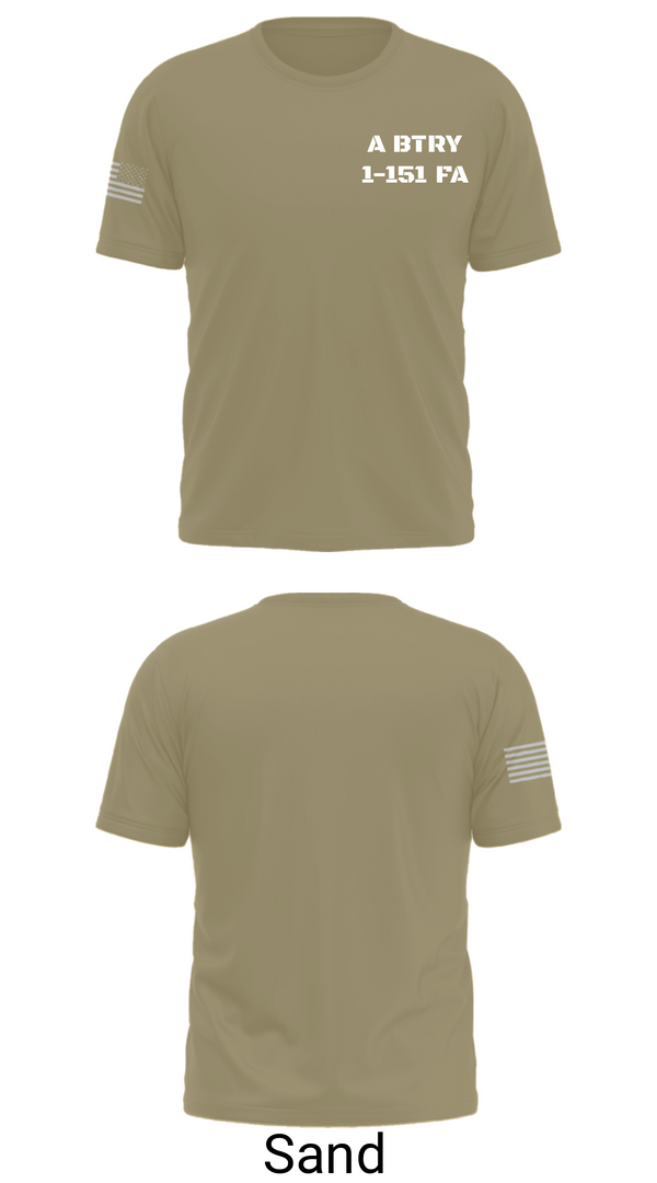 Short Sleeve Performance Shirt, A BTRY 1-151 FA, National Guard, Teamtime, Team time, sublimation, custom sports apparel, team uniforms, spirit wear, spiritwear, sports uniforms, custom shirts, team store, custom team store, fundraiser sports, apparel fundraiser