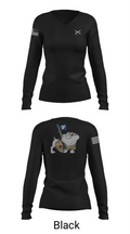 3ID divarty3ID DIVARTY 78384929 Women's Long Sleeve V-neck Shirt - 23