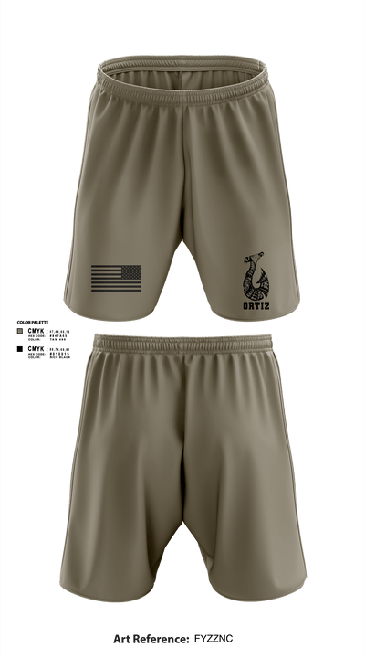 Ortiz 96148832 Athletic Shorts With Pockets - 102