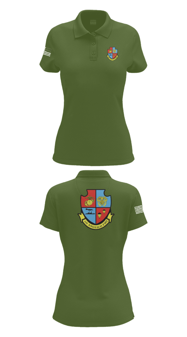 Women's Short Sleeve Performance Polo, 1st Anglico, , Teamtime, Team time, sublimation, custom sports apparel, team uniforms, spirit wear, spiritwear, sports uniforms, custom shirts, team store, custom team store, fundraiser sports, apparel fundraiser