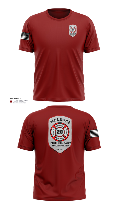 The Melrose Fire Company Incorporated 84438539 Old School Cotton Feel Shirt - 23