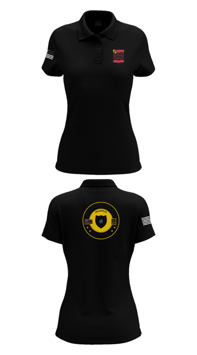 1st Battalion 15th Field Artillery 40296639 Women's Short Sleeve Performance Polo  - 35